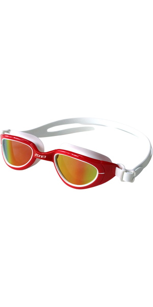 2026 Zone3 Attack Gafas De Natación Sa18go - Rojo / Blanco